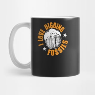 Fossil hunting tshirt - fun paleontology gift idea Mug